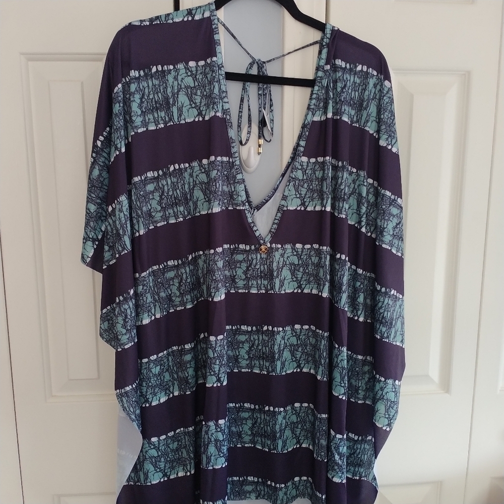 VIX Paula Hermanny Swimsuit Kaftan  Coverup L